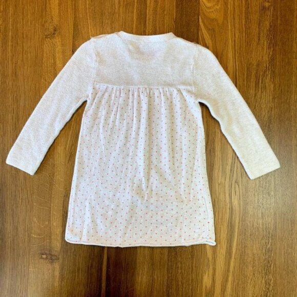 COUNTRY ROAD Baby Girls Knit Sweater Dress 12-18 Spotted Polka Dots Toddler Girl - Picture 2 of 4